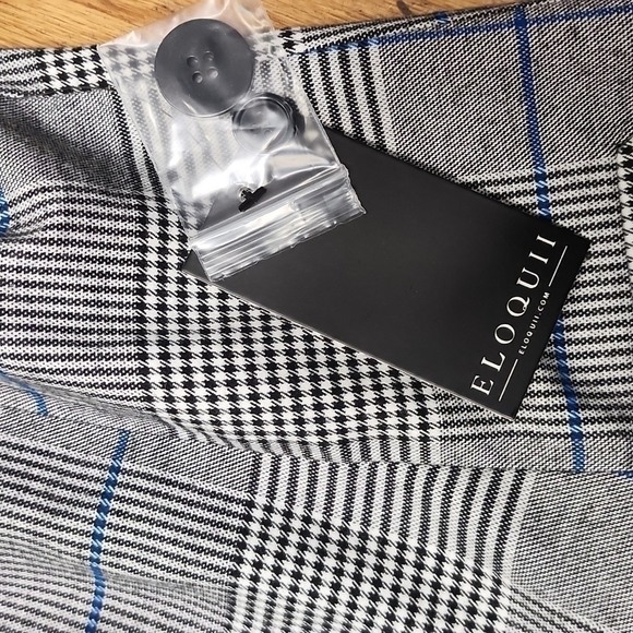 Eloquii womens plus size plaid blazer size 14 - Picture 5 of 6